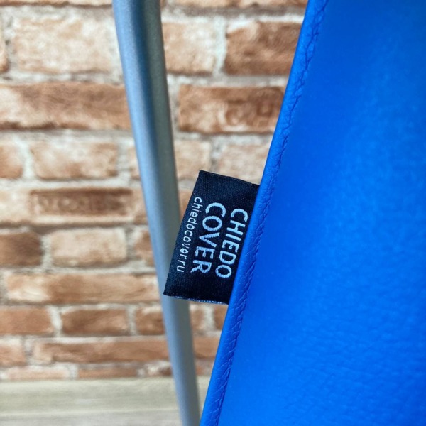 Стул Самба, синий, каркас серебро - фото покупателей 7