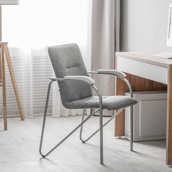 Стул Самба, Montana 283, каркас-серебро, подлокотники-белёный дуб - фото покупателей 1