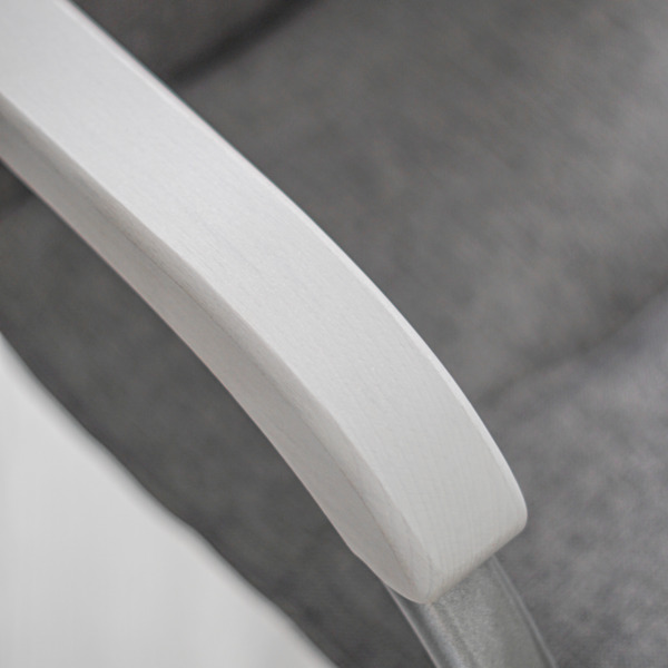 Стул Самба, Montana 283, каркас-серебро, подлокотники-белёный дуб - фото покупателей 3