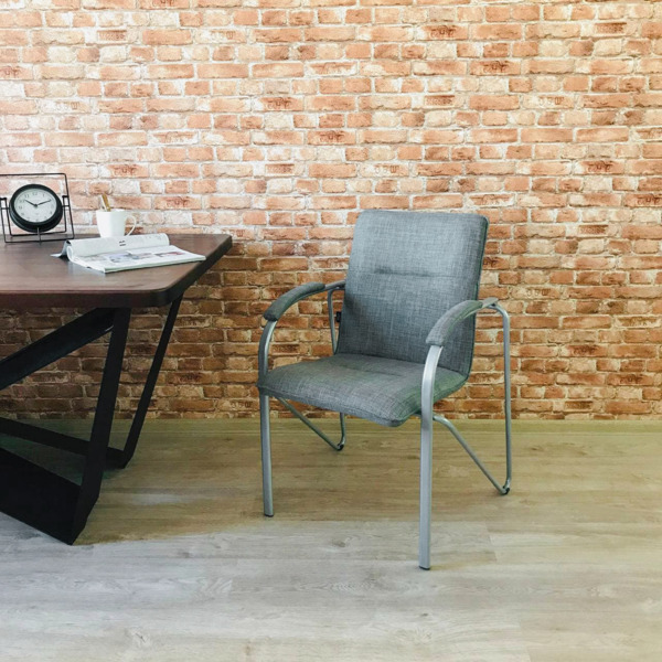 Стул Самба, Montana 283, каркас-серебро, подлокотники-белёный дуб - фото покупателей 4