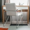 Стул Самба, кожзам Galaxy New White, гальваника, подлокотники бук, под лак - миниатюра фото покупателей 10