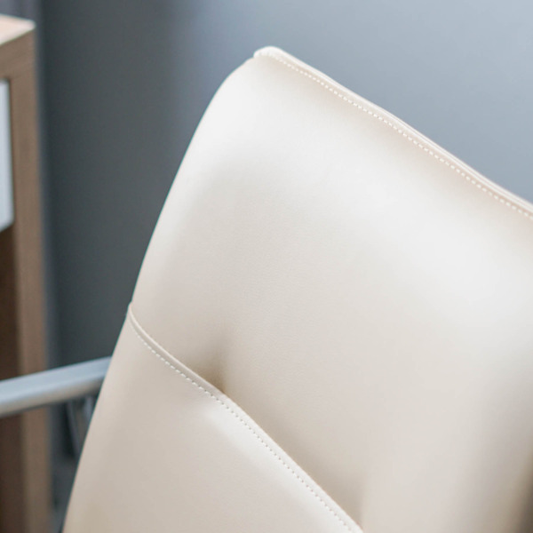 Стул Самба, светло-бежевый, каркас хром - фото покупателей 2