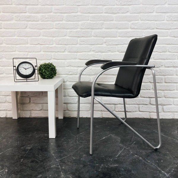 Стул Самба, экокожа Black, каркас хром - фото покупателей 9