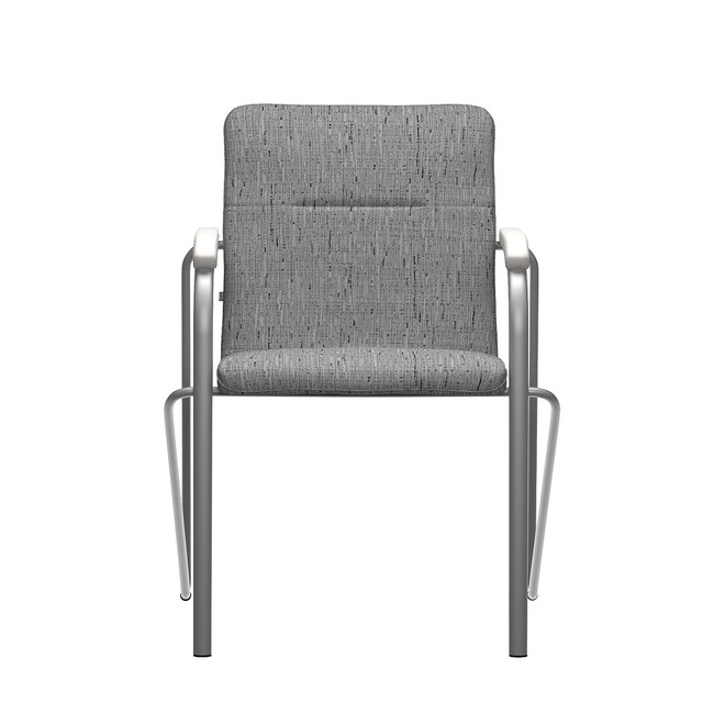 Стул Самба, Montana 283, каркас-серебро, подлокотники-белёный дуб - фото 6