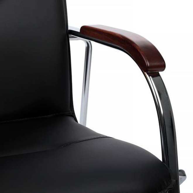 Стул Самба с деревянными подлокотниками, черный - фото 10