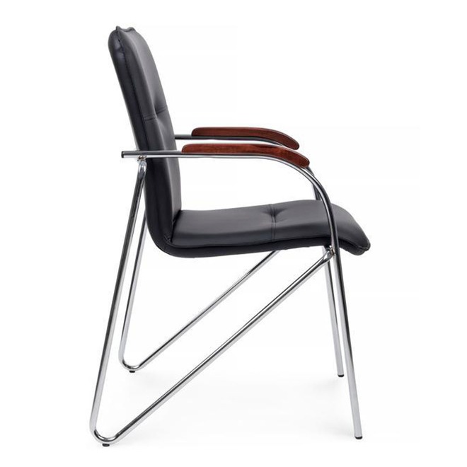 Стул Самба с деревянными подлокотниками, черный - фото 4