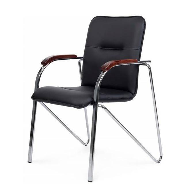 Стул Самба с деревянными подлокотниками, черный - фото 5