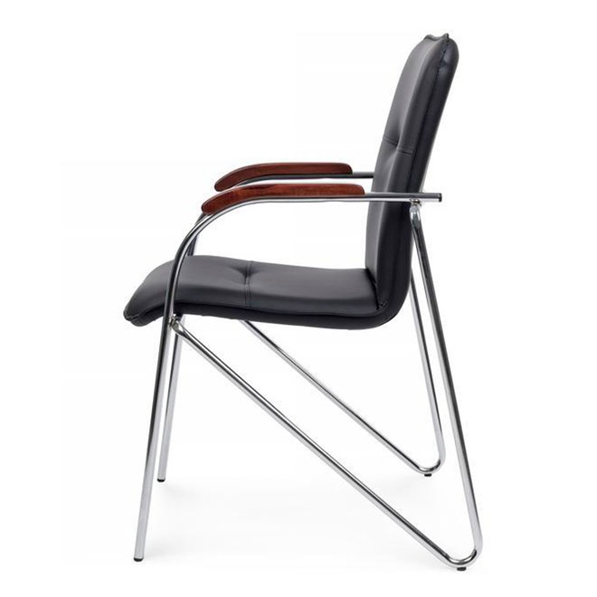 Стул Самба с деревянными подлокотниками, черный - фото 7