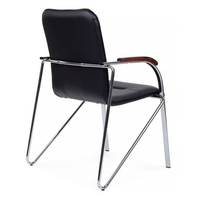 Стул Самба с деревянными подлокотниками, черный - фото 8