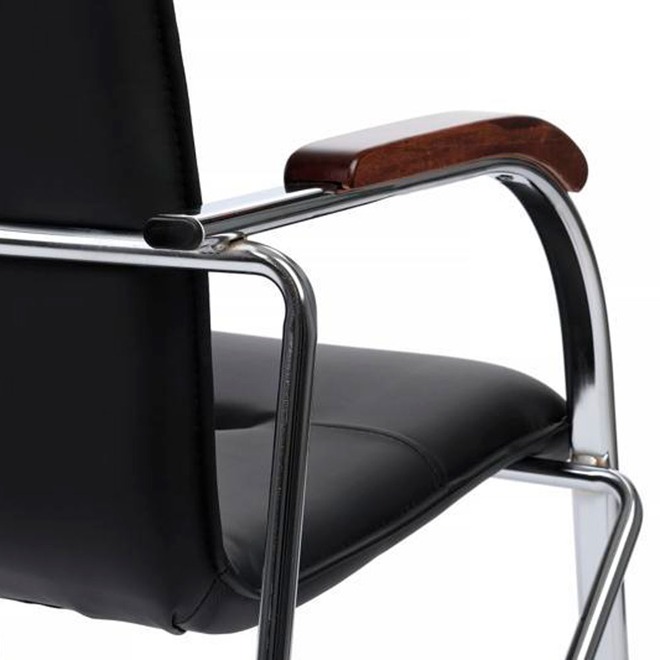 Стул Самба с деревянными подлокотниками, черный - фото 9