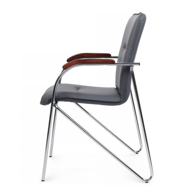 Стул Самба с деревянными подлокотниками, серый - фото 4