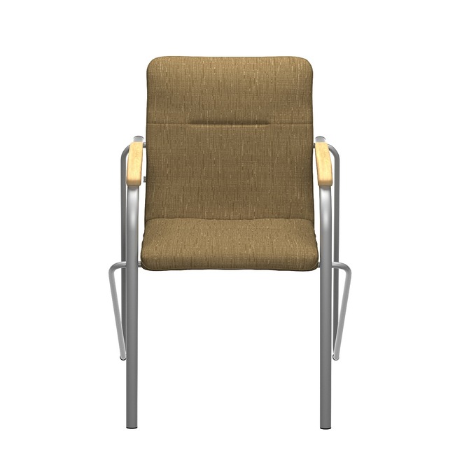 Стул Самба, MAKRO 032, подлокотники-лак, цвет каркаса-серебро - фото 6