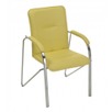 Стул-кресло Самба М, желтый, хром - миниатюра фото 1