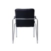 Стул Самба, экокожа Black, каркас хром - миниатюра фото 7