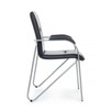 Стул Самба с пластиковыми подлокотниками, черный, хром - миниатюра фото 5