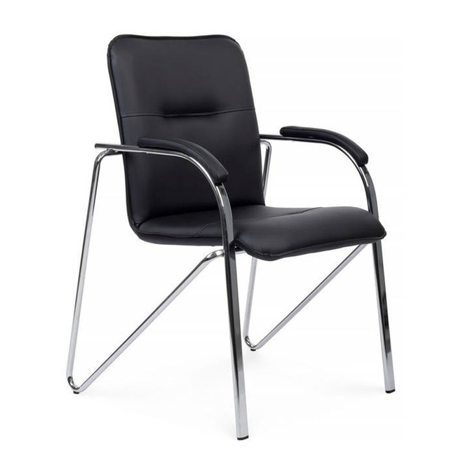 Стул Самба с мягкими подлокотниками, черный - фото 1