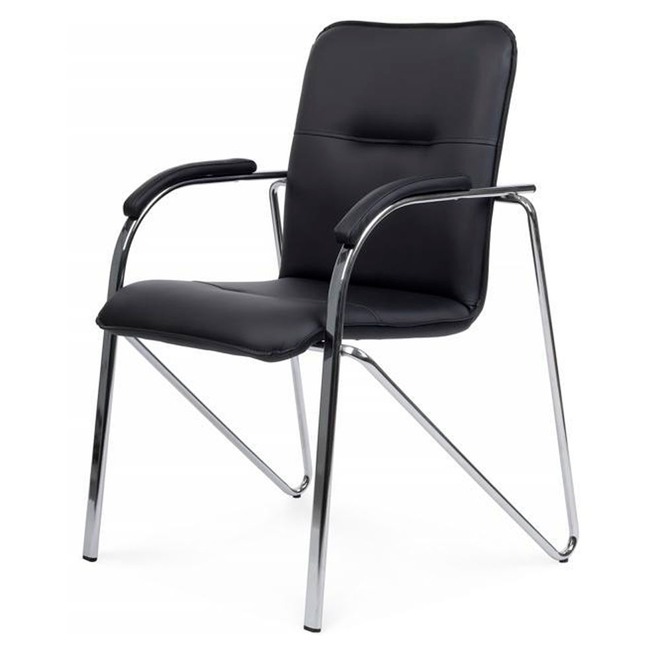 Стул Самба с мягкими подлокотниками, черный - фото 5