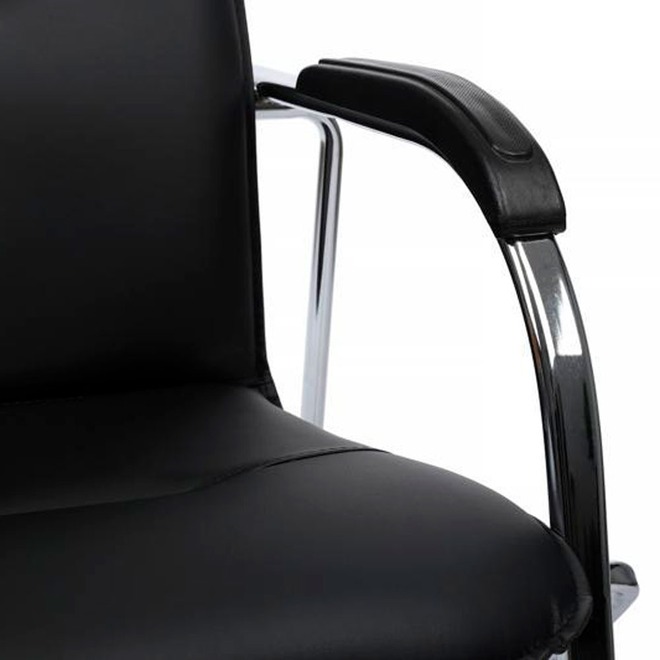 Стул Самба с пластиковыми подлокотниками, черный - фото 10