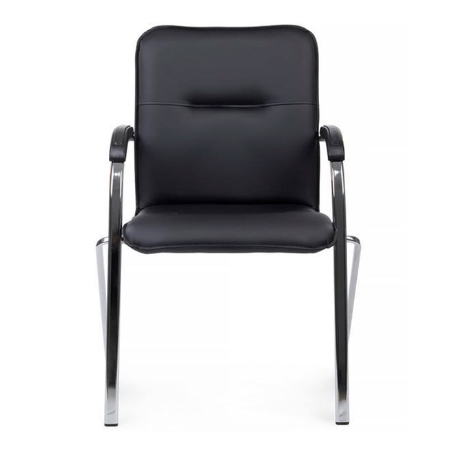 Стул Самба с пластиковыми подлокотниками, черный - фото 2