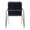 Стул Самба с пластиковыми подлокотниками, черный - миниатюра фото 3