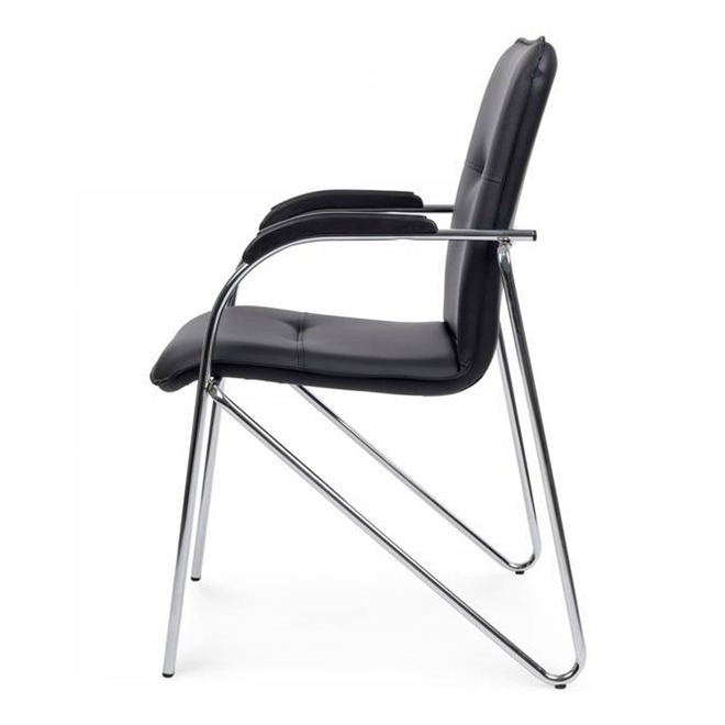 Стул Самба с пластиковыми подлокотниками, черный - фото 6