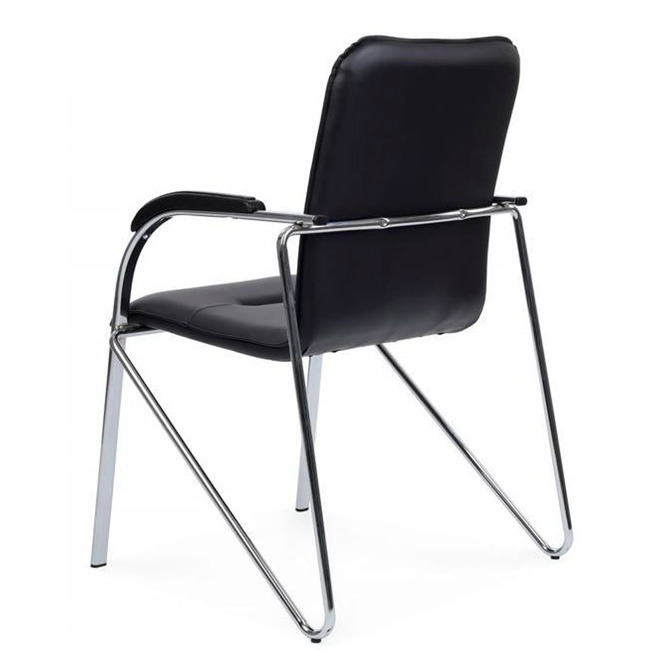 Стул Самба с пластиковыми подлокотниками, черный - фото 7