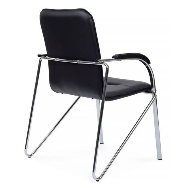 Стул Самба с пластиковыми подлокотниками, черный - фото 8