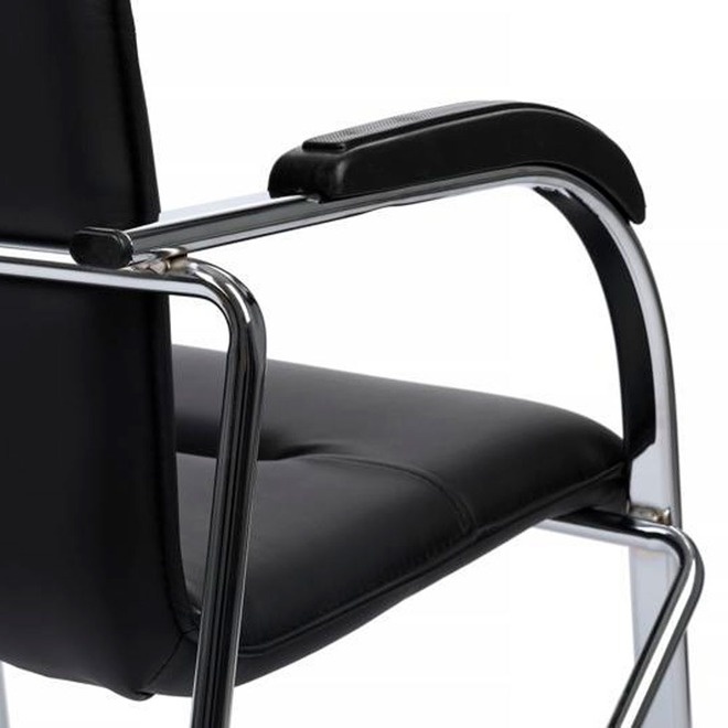 Стул Самба с пластиковыми подлокотниками, черный - фото 9