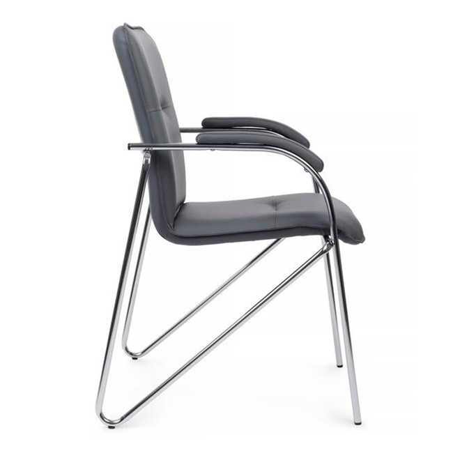 Стул Самба с мягкими подлокотниками, серый - фото 4