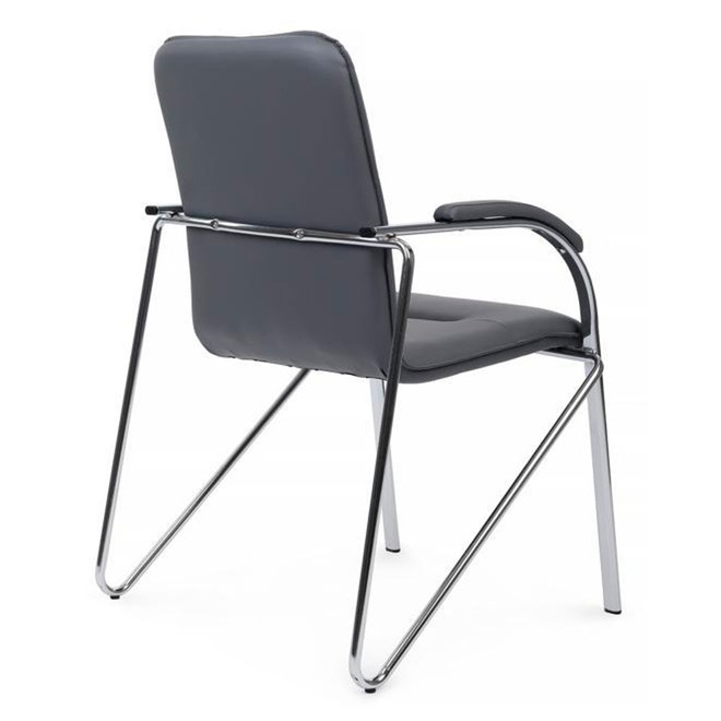 Стул Самба с мягкими подлокотниками, серый - фото 6