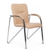 Стул Самба с мягкими подлокотниками, бежевый - миниатюра фото 1