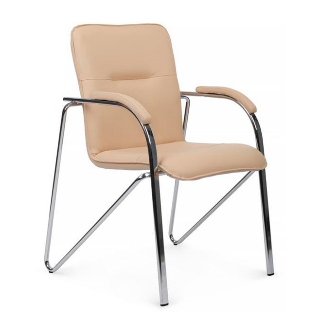 Стул Самба с мягкими подлокотниками, бежевый - фото 1