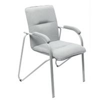 Офисные Стул Samba, серый, каркас алюминий - фото