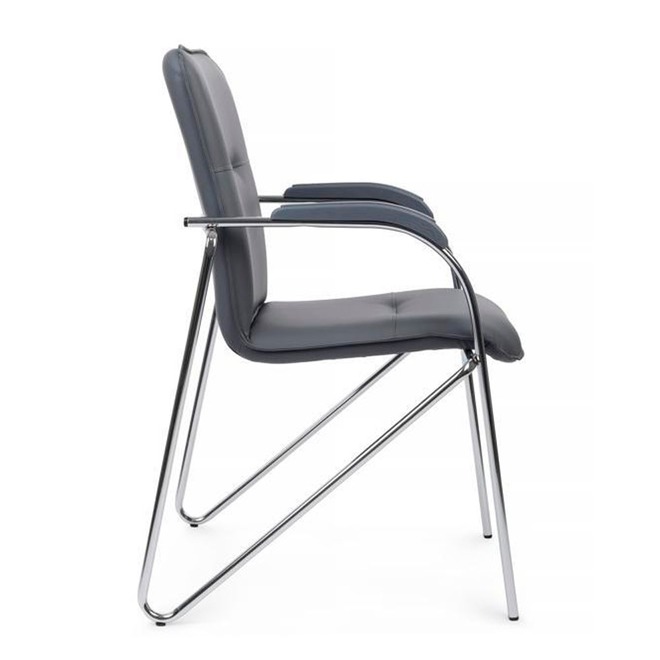 Стул Самба с пластиковыми подлокотниками, серый - фото 6