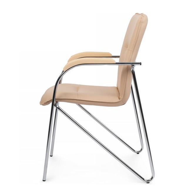 Стул Самба с пластиковыми подлокотниками, бежевый - фото 2
